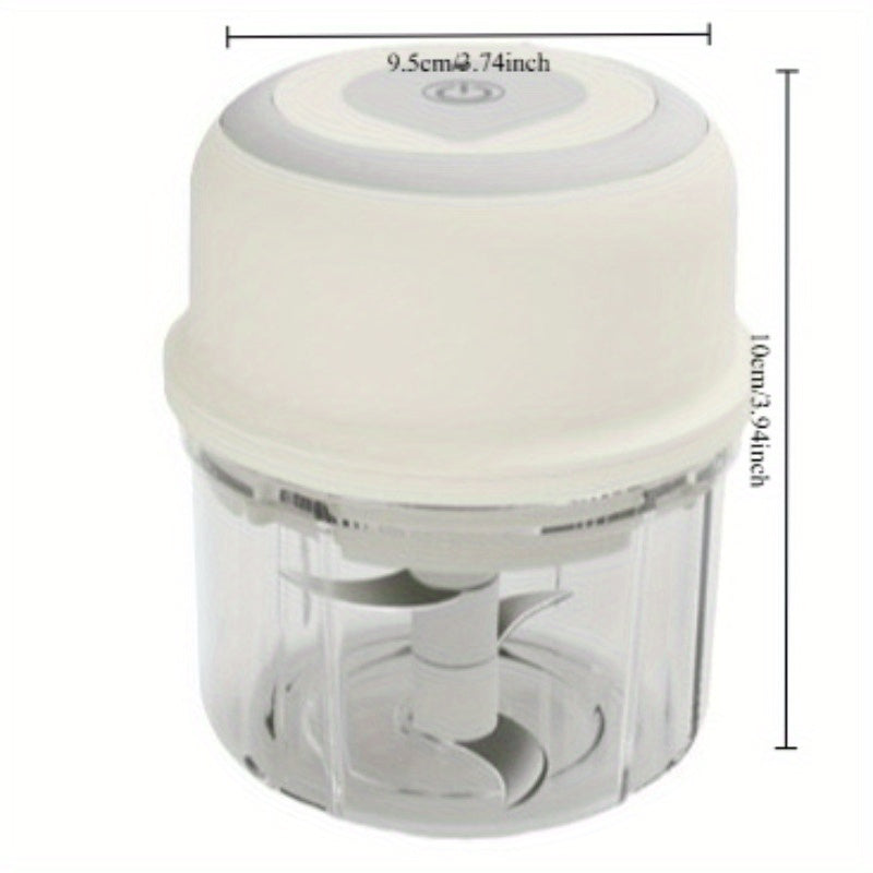 Upgraded Electric Garlic Press, Automatic Home Use Three-in-One Multi-Purpose Mincer & Chopper for Baby Food – Portable Kitchen Gadget with Easy Cleaning and Time-Saving Effort, Garlic Slicer Automatic, Manual Garlic Press, Garlic Crushing Plate, Garlic