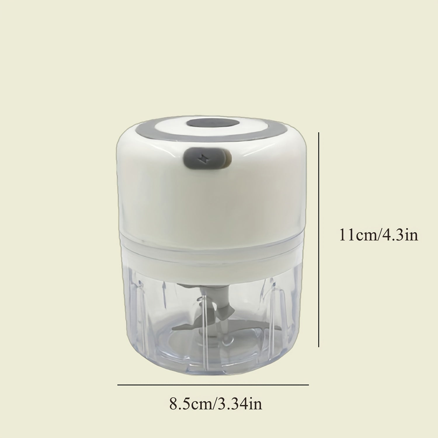 Electric garlic crusher, multi-functional vegetable processor, USB wireless garlic processor, portable food processor, suitable for garlic, ginger, chili, vegetables [three colors available], Garlic Grinder, Garlic Press, Vegetable Chopper, Food