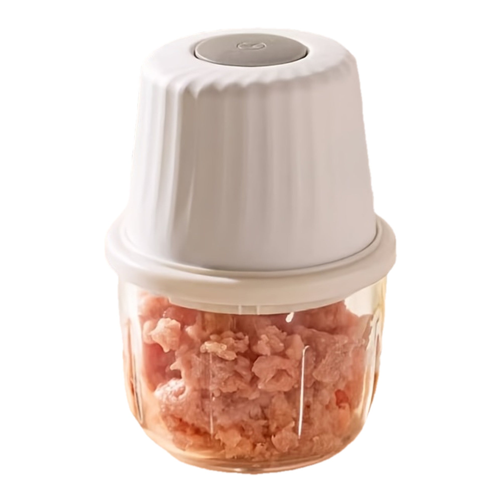 Electric Rechargeable Portable Cordless 400ml Mini Food Processor - Versatile Garlic/Veggie/Onion Chopper, Blender with Stainless Steel Blade for Nuts, Chili, Minced Meat, Spices & More