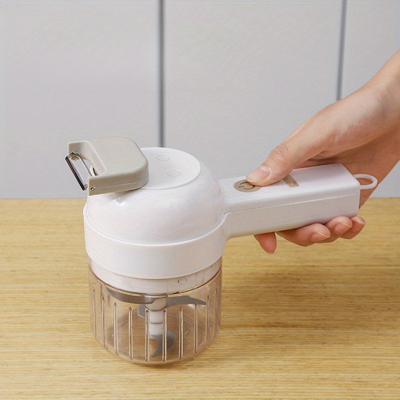 1pc Portable Mini Electric Food Processor & Vegetable Chopper, USB Charging Lithium Battery Rechargeable 800mAh, with Easy Clean-Up, for Onion, Ginger, Chilli, Onion, Garlic, Meat and More