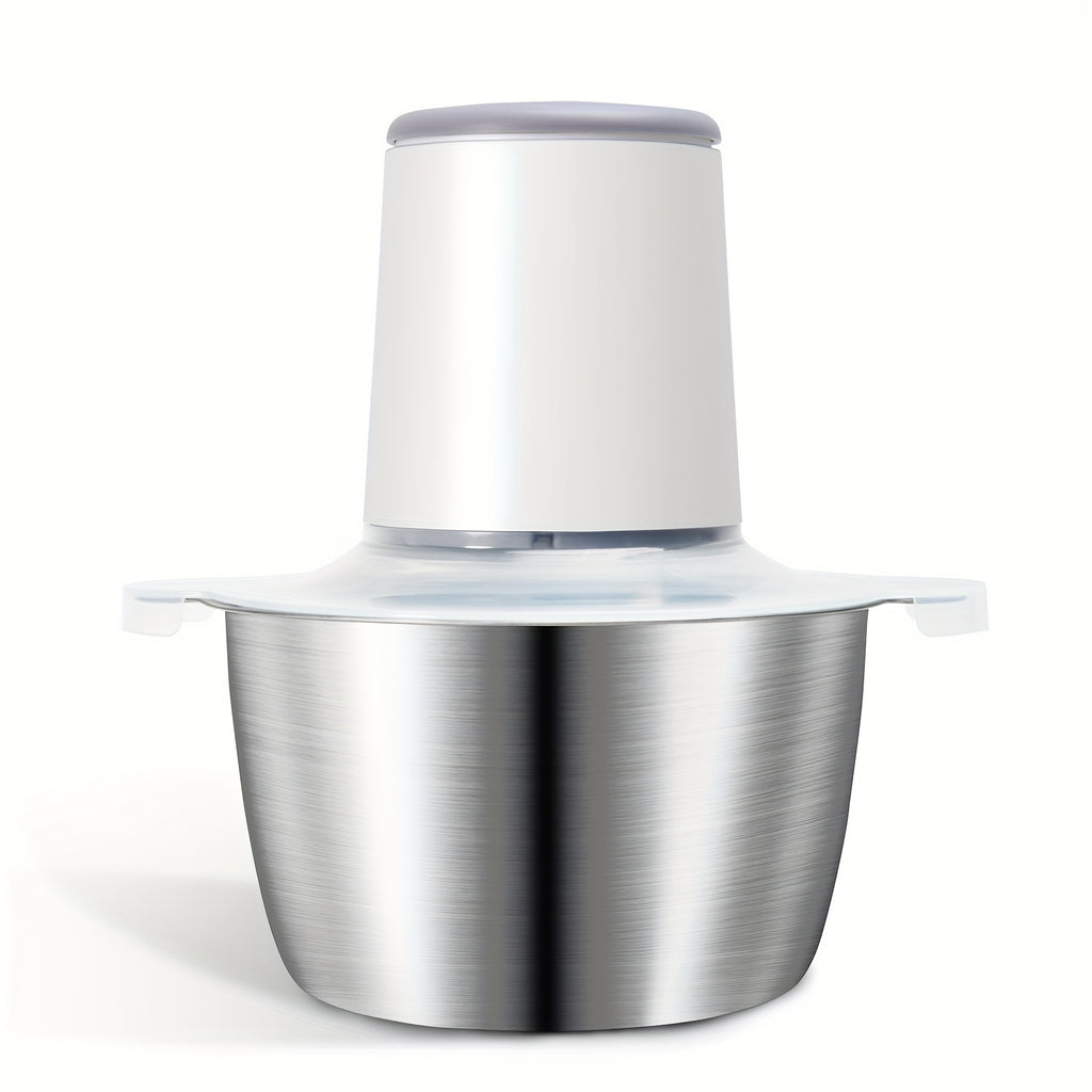 Food Chopper, Food Processor Mini Electric, 2L 148W, Stainless Steel Mincer for Kitchen, Vegetable, Onion, Garlic, Salad, Baby Food, Fruit, Nut