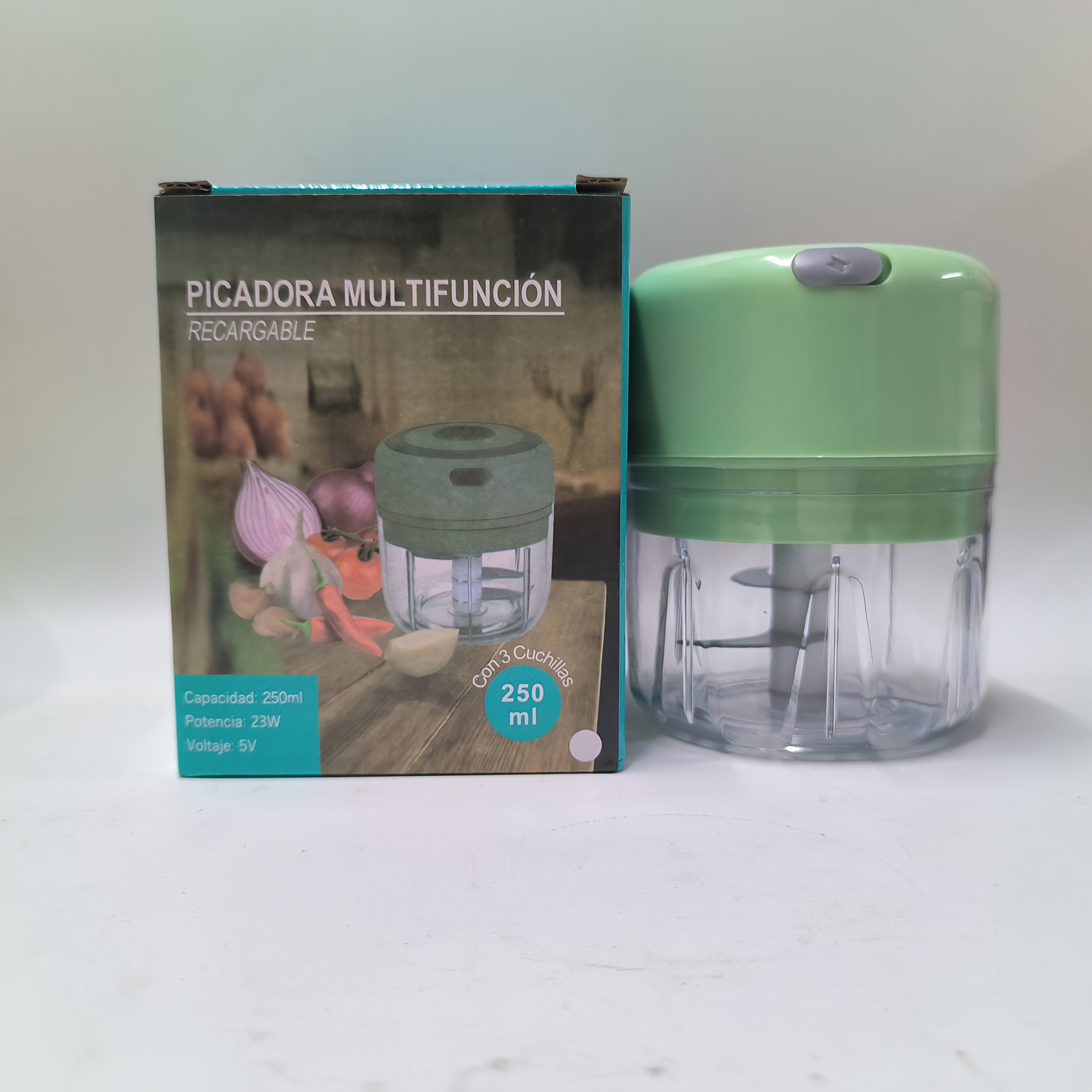 Electric garlic crusher, multi-functional vegetable processor, USB wireless garlic processor, portable food processor, suitable for garlic, ginger, chili, vegetables [three colors available], Garlic Grinder, Garlic Press, Vegetable Chopper, Food