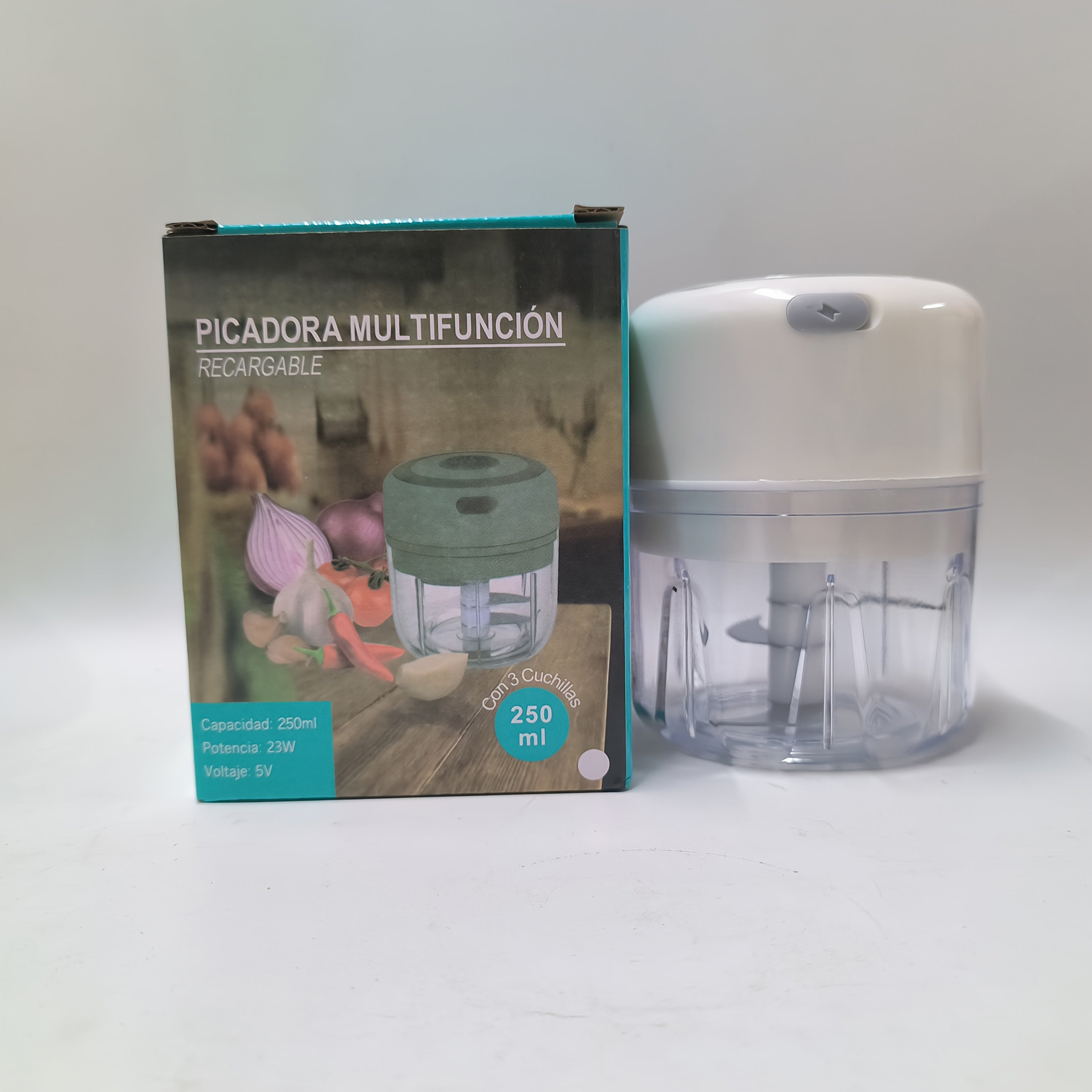 Electric garlic crusher, multi-functional vegetable processor, USB wireless garlic processor, portable food processor, suitable for garlic, ginger, chili, vegetables [three colors available], Garlic Grinder, Garlic Press, Vegetable Chopper, Food