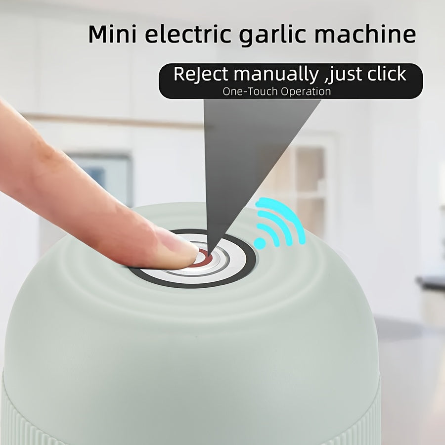 250ml Electric Mini Garlic Chopper USB Meat Grinder Garlic Crusher Sturdy Ginger And Vegetable Crusher With Safety Switch, Thickened, Chopper